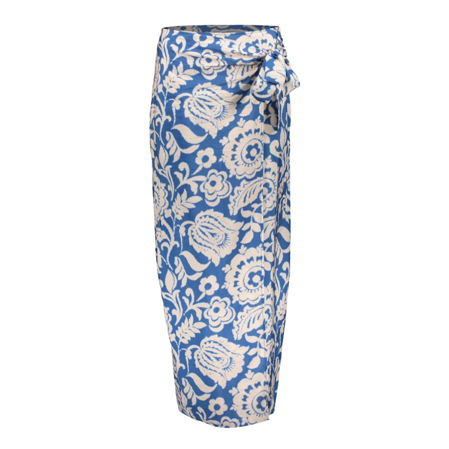 Rokken | Geisha Fashion Geisha Dames Wrap Skirt Met Bloemenprint 46200-20