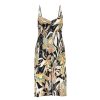 Jurken & Jumpsuits | Geisha Fashion Geisha Dames Spaghetti Jurk Met Print 47130-60 Noa