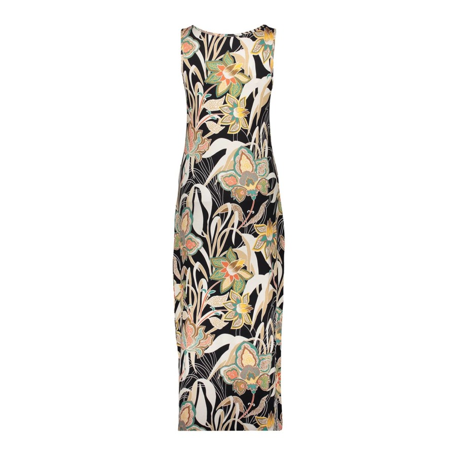 Jurken & Jumpsuits | Geisha Fashion Geisha Dames A-Lijn Jurk Met Print 47132-60 River