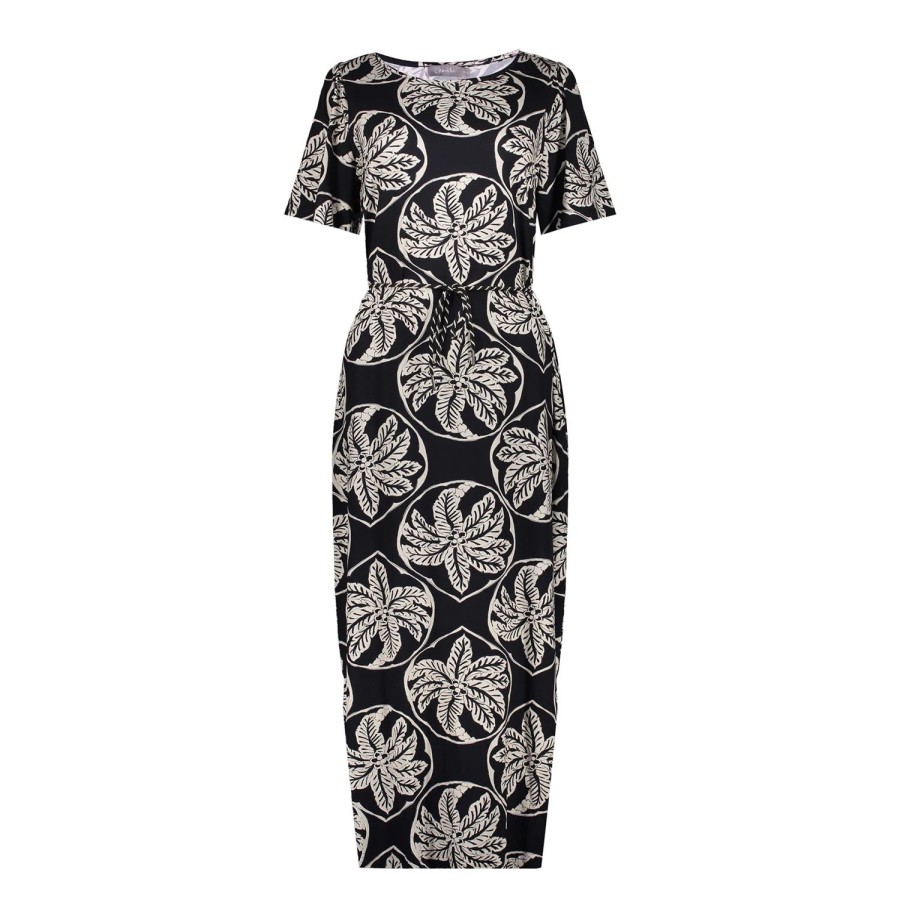 Jurken & Jumpsuits | Geisha Fashion Geisha Dames A-Lijn Jurk Met Print 47212-20