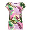 Tops & T-Shirts | Geisha Fashion Geisha Dames Tricot Top Met Print 42052-60 Kate