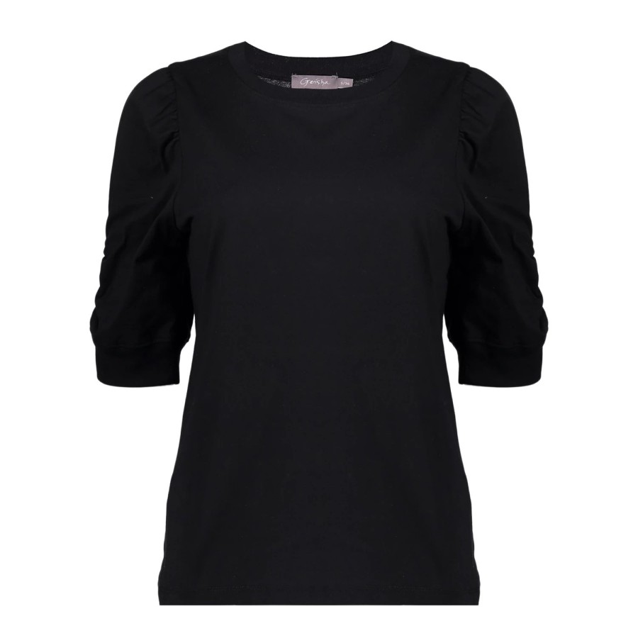 Tops & T-Shirts | Geisha Fashion Geisha Dames Top Met Pofmouwen 42000-10